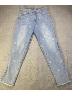Love Fire Women’s Blue Denim Jeans SZ 9 High Rise Skinny